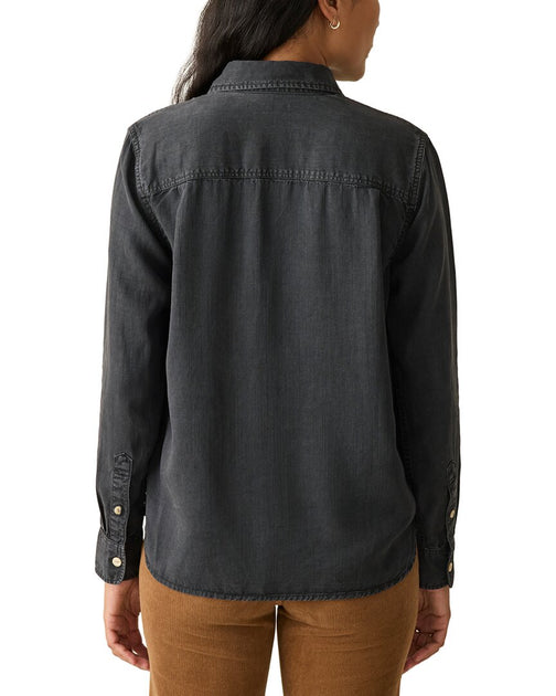 Faherty The Tried And True Linen-blend Chambray Shirt | ShopSimon