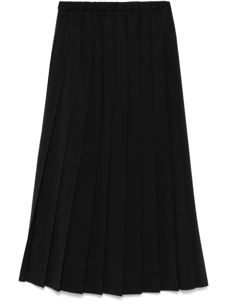 スカート Junya Watanabe Pleated Midi Skirt With Flared Design Junya Watanabe Pleated Midi Skirt With Flared Design | ShopSimon
