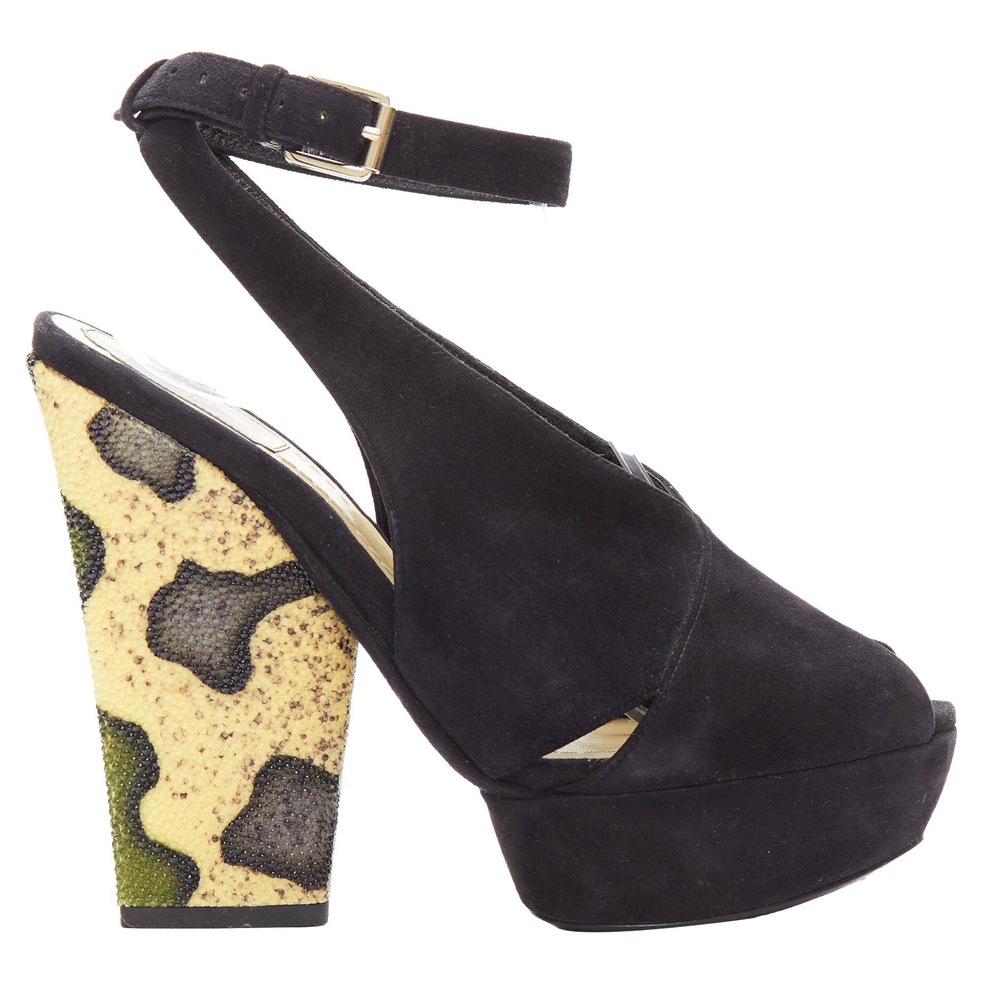 Dior Christian Dior scaled leather suede platforms,Specials : American Fashion Style Bags On Sale