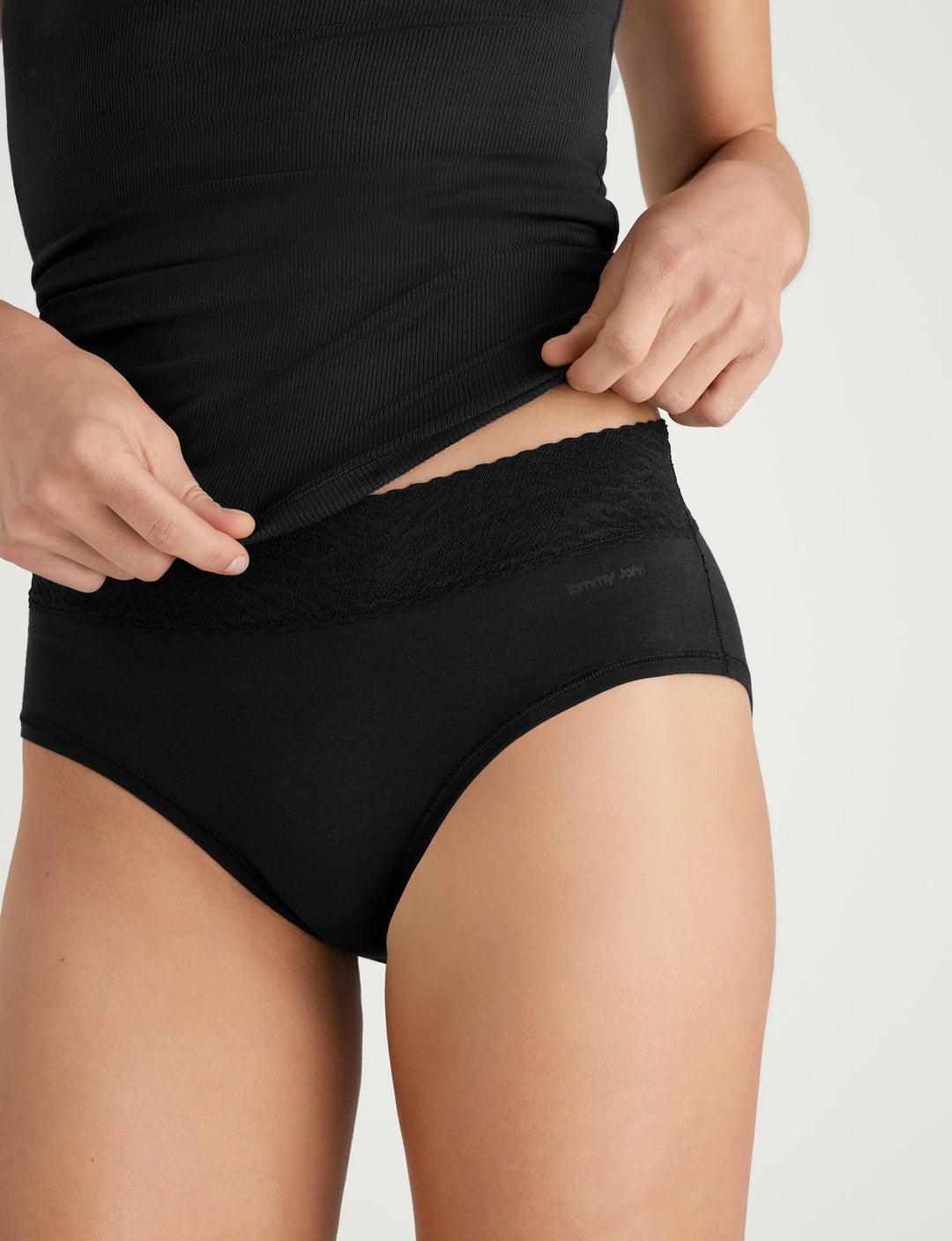 【美品】クロノス　ストリームラインコンプレッションショーツ　サイズS Tommy John Women's Cool Cotton High Rise Brief, Lace Waist | ShopSimon