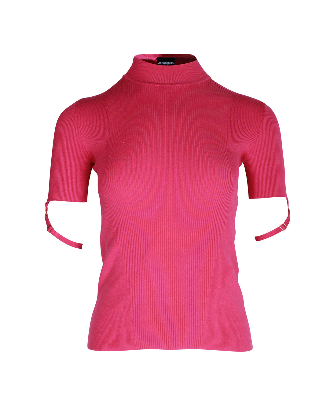 トップス Yrma Jacquemus La Maille Torre Ribbed Top In Pink Viscose | ShopSimon