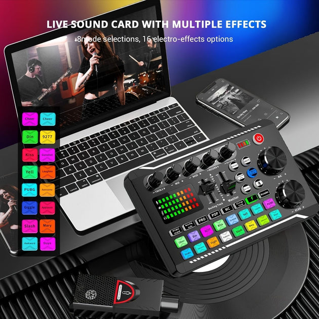 Digi Bool Digital Audio USB External Sound Card and Microphone Personal ...