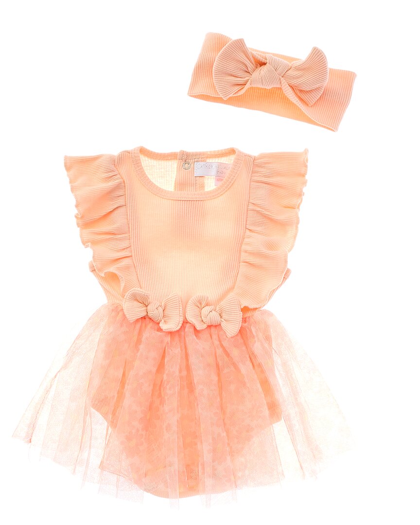 Catherine Malandrino 2pc Tutu Bodysuit & Headband Set | ShopSimon