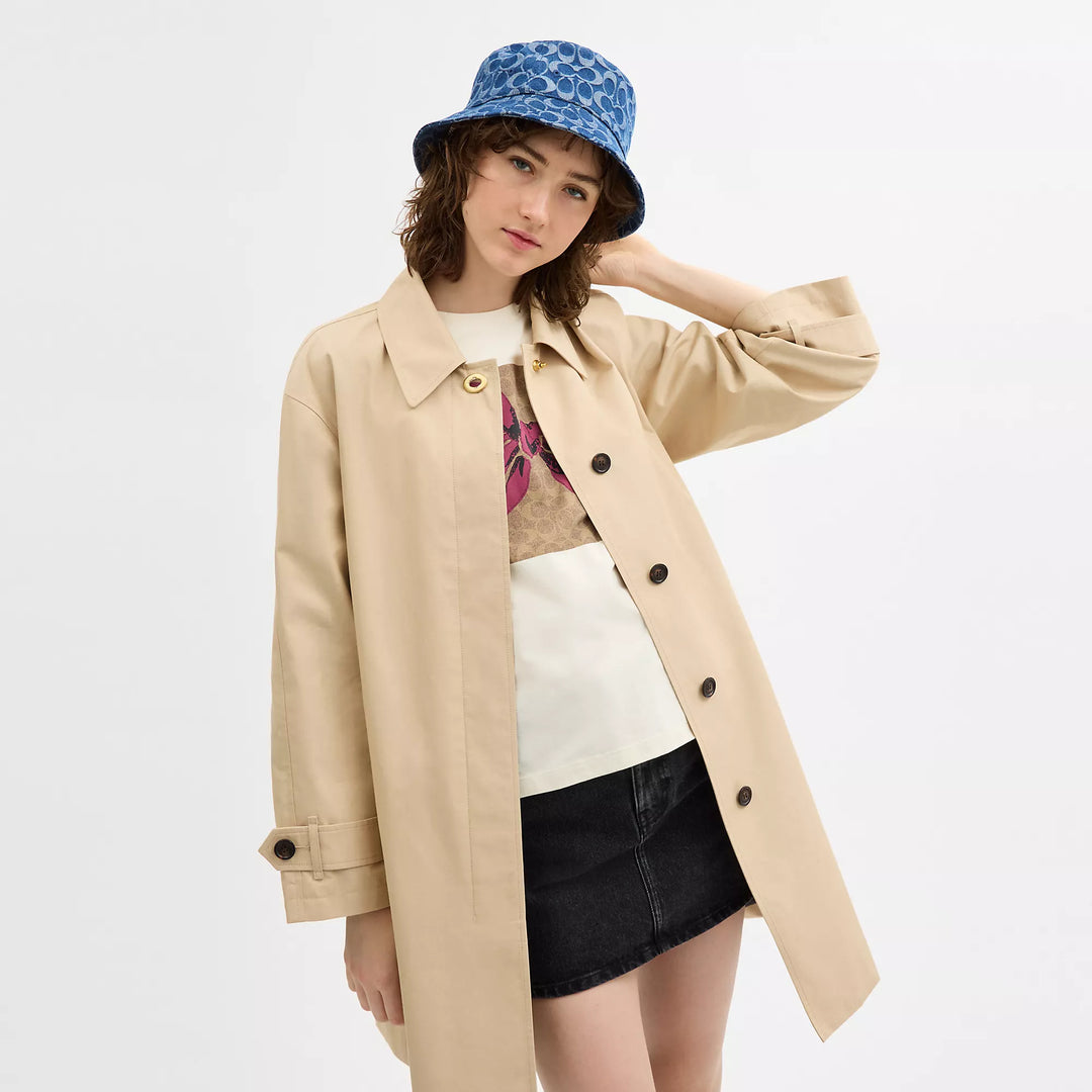 Coach Outlet Signature Denim Bucket Hat | ShopSimon