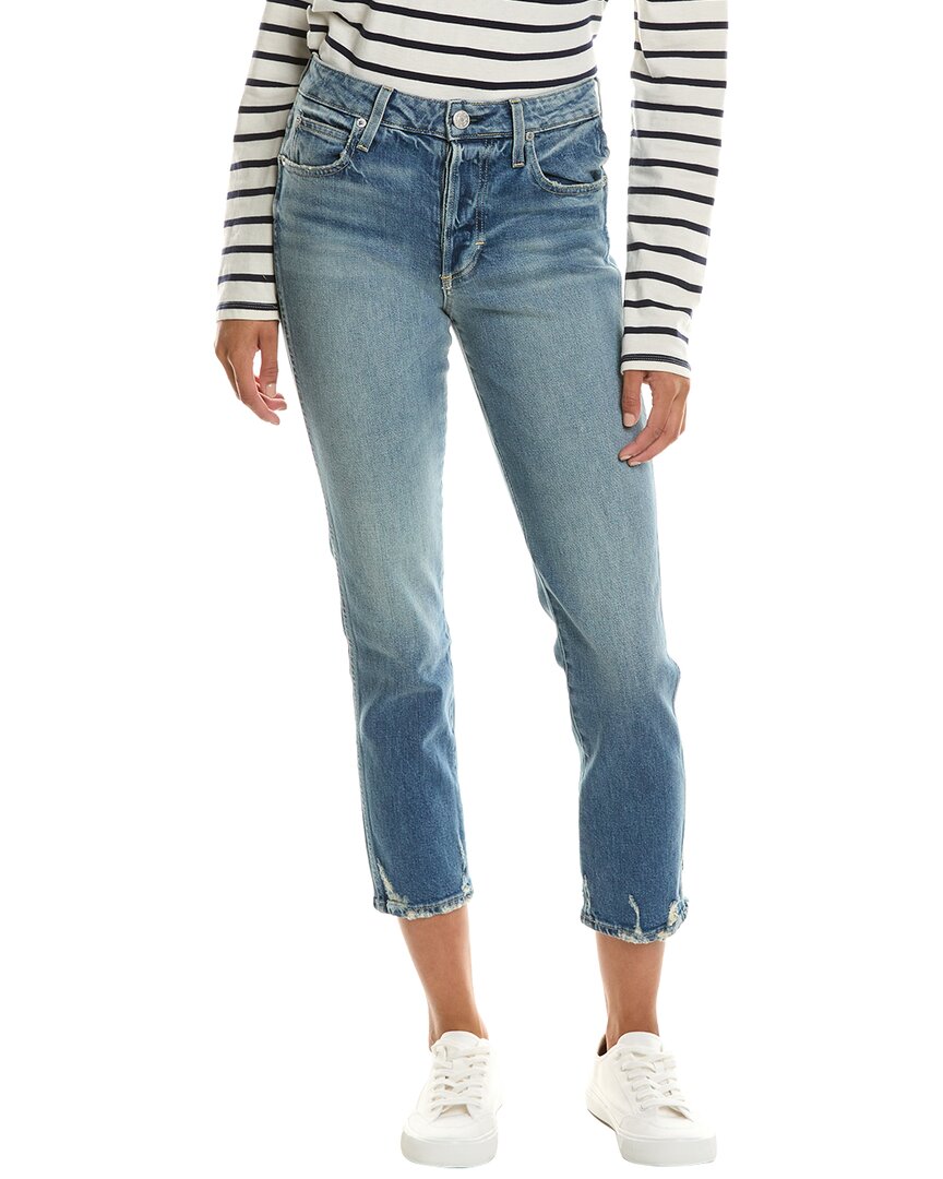 AMO Babe Jeans High Rise Cropped Slim True Blue outlets 28