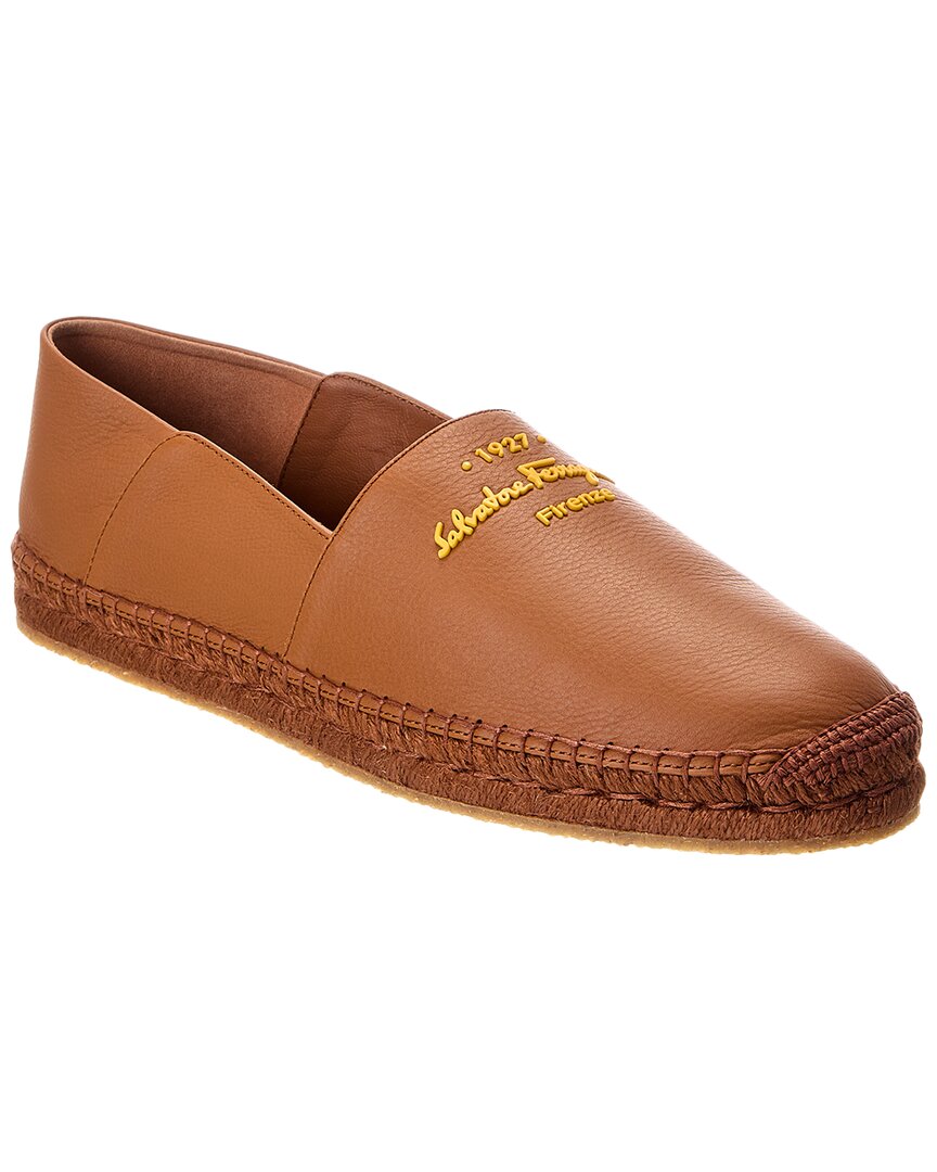 Gus Leather Espadrilles Ferragamo Gus espadrilles - Black - Men|0759641NERO | thebs.com main image 2