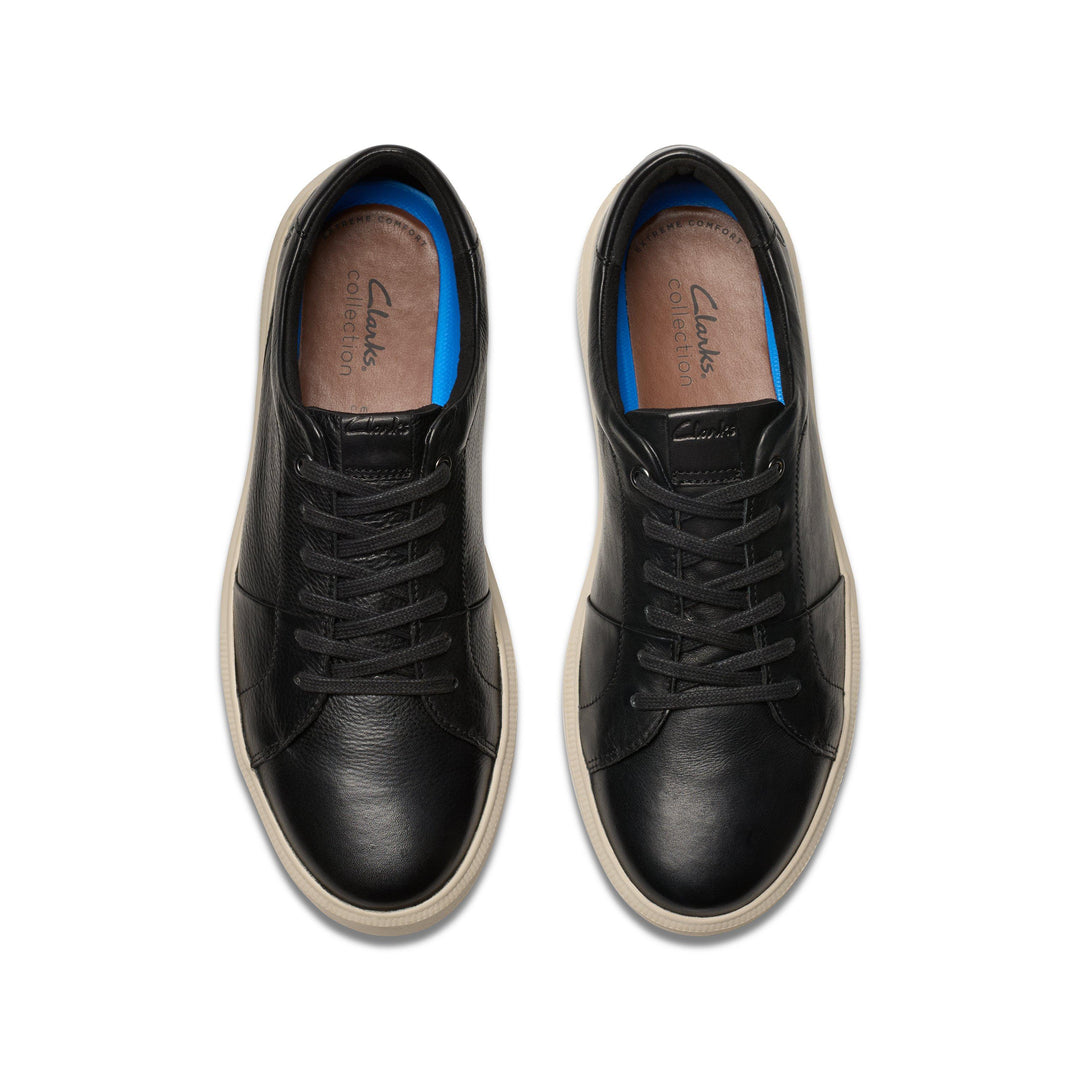 Clarks Brodin Lace In Black Leather | ShopSimon display picture 1