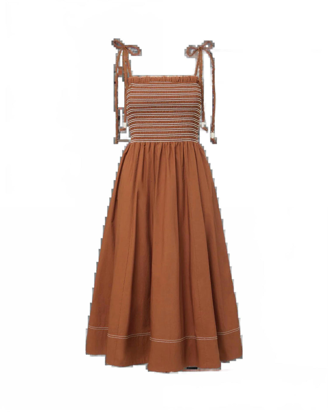 Veronica Beard Kaela Midi Dress In Whisky | ShopSimon