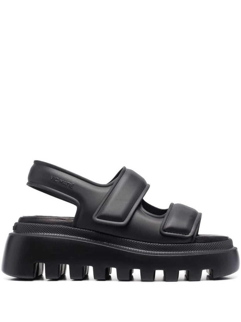 サンダル・ミュール VIC MATIE Women Sandals 1C7103D C20B180 601 GREEN Vic Matié Casual Open Sandals With Chunky Eva Sole | ShopSimon