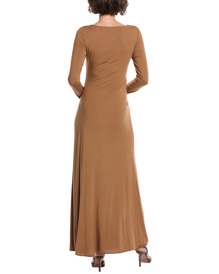 maxi dress with bow straps OAHU Chiffon Maxi Dress with Bow Straps (Salmon Pink Chiffon)