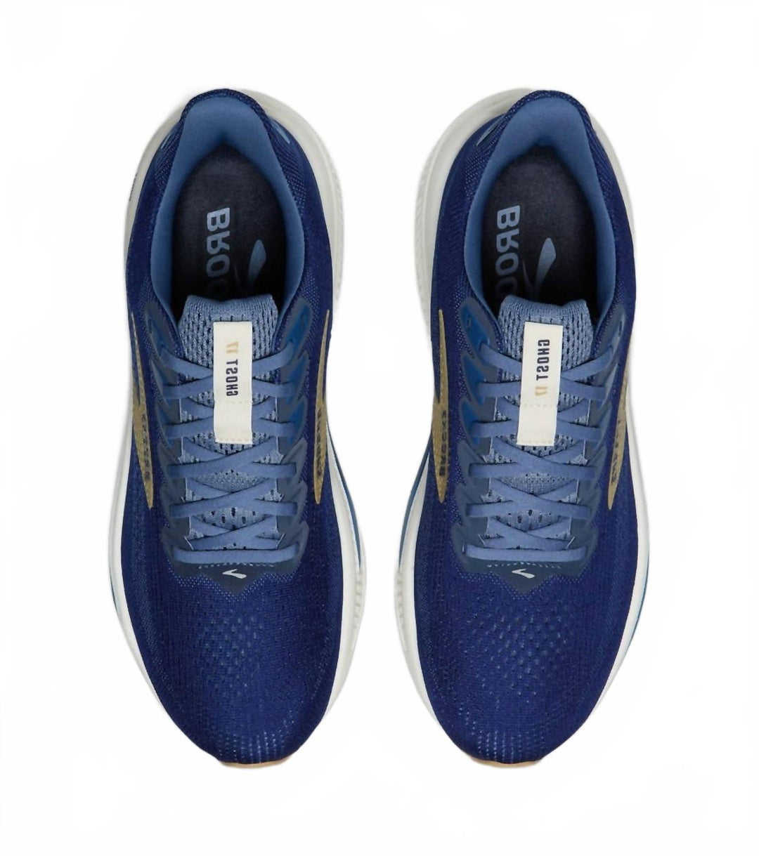 BROOKS Men's Ghost 17 Shoes In Beacon Blue/midnight/starfish