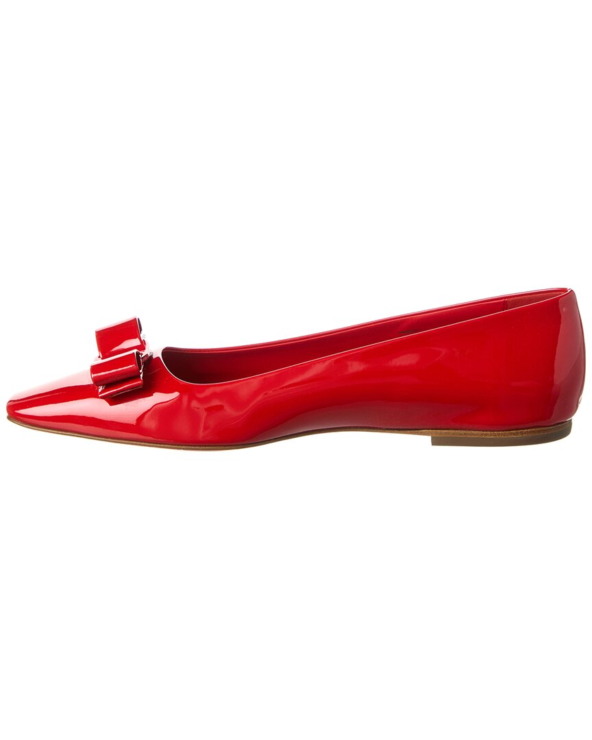 Salvatore Ferragamo Ferragamo Anz 1 Patent Flat | ShopSimon