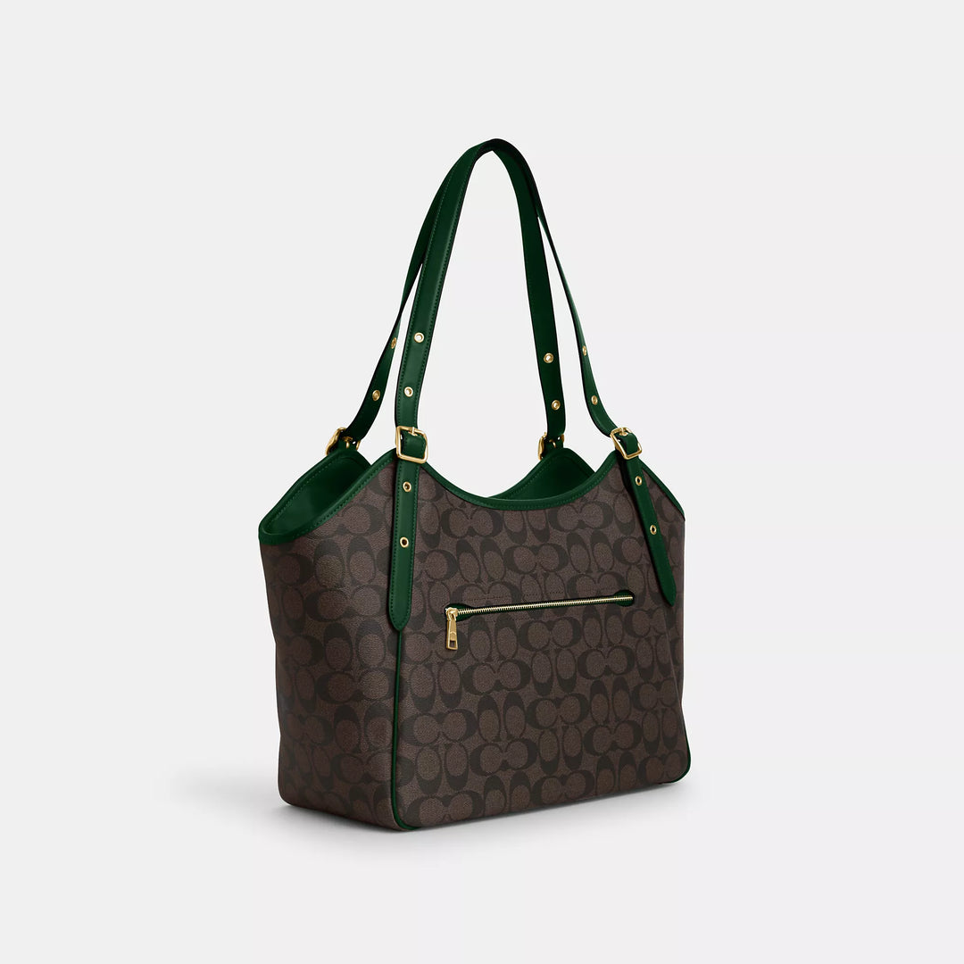 Coach Outlet Meadow Shoulder Bag In Signature Canvas | ShopSimon
