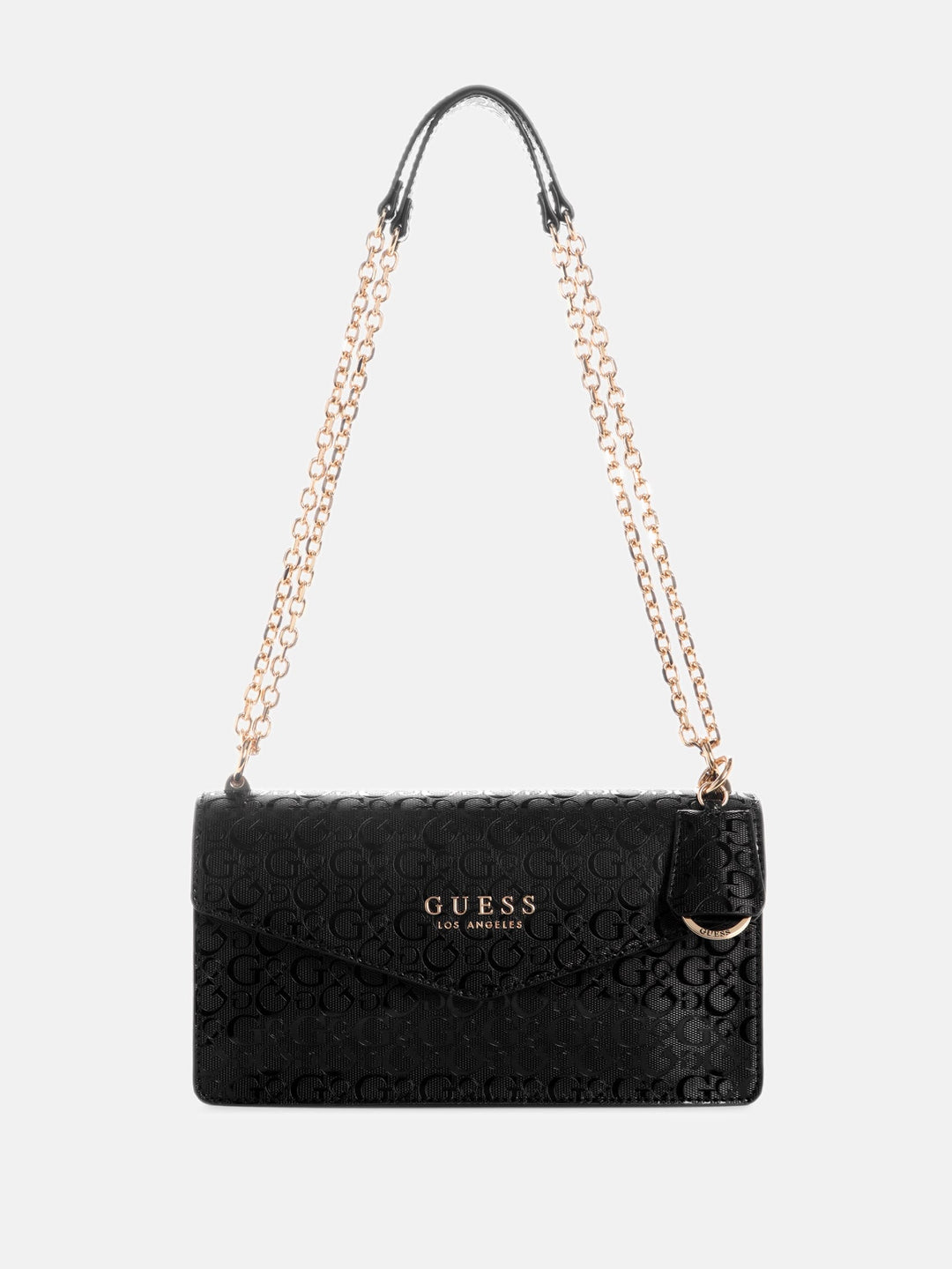 Guess Factory Kiran Logo Shine Convertible Crossbody | ShopSimon