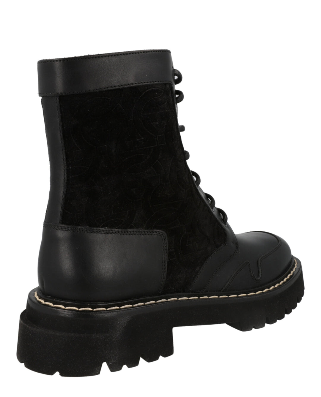 Salvatore Ferragamo Iuri Combat Boots | ShopSimon display picture 1