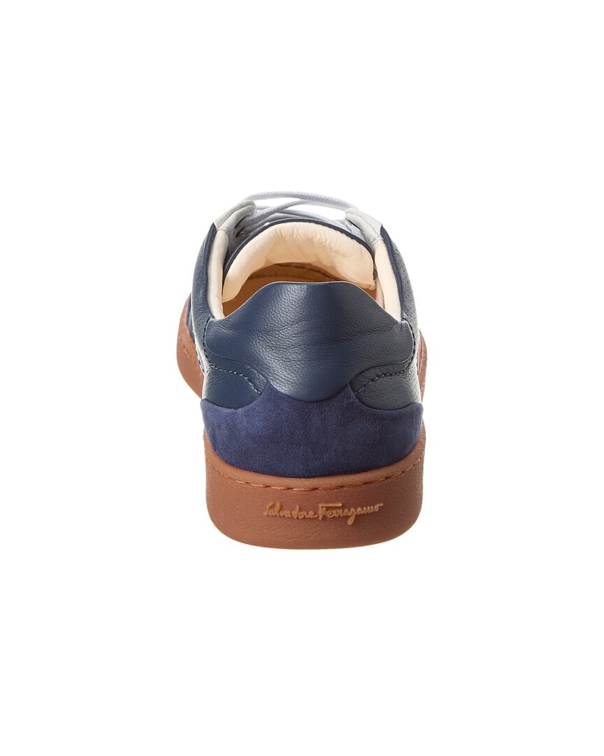 Salvatore Ferragamo Ferragamo Garda Low Leather Sneaker | ShopSimon