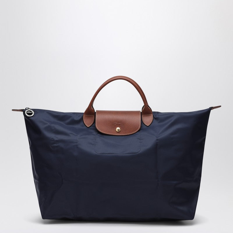 バッグ・カバンその他 Longchamp Travel bag Navy blue Le Pliage Original S Le Pliage Original XL Travel bag Navy - Recycled canvas