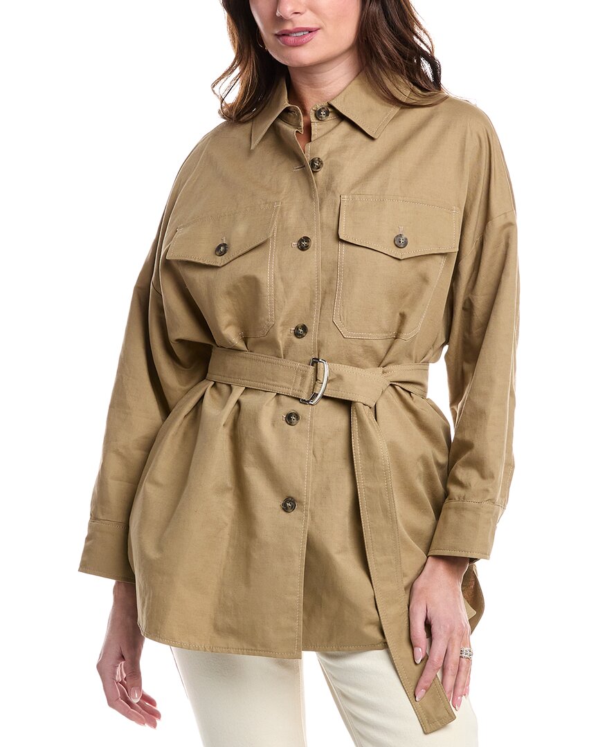 Weekend Max Mara Vicario Linen-blend Jacket | ShopSimon