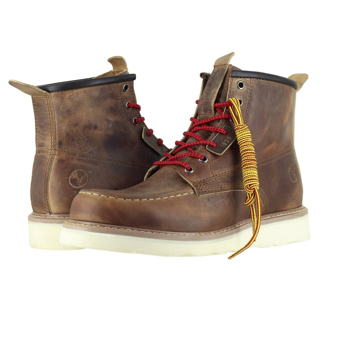 NEW BERRENDO 6” steel toe work boots in brown Berrendo 6 main image 4