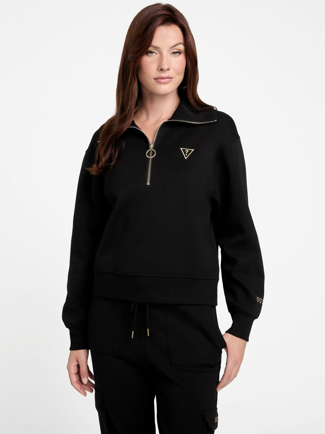Guess Factory Tessa Half-Zip Sweater | ShopSimon