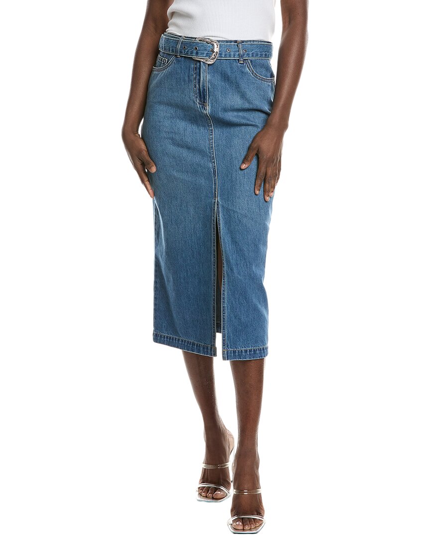 Industry Denim Midi Skirt | ShopSimon
