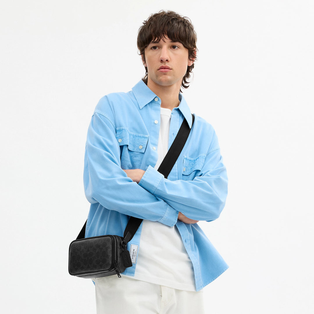 Coach Outlet Colton Crossbody Bag 19 In Signature Canvas | ShopSimon