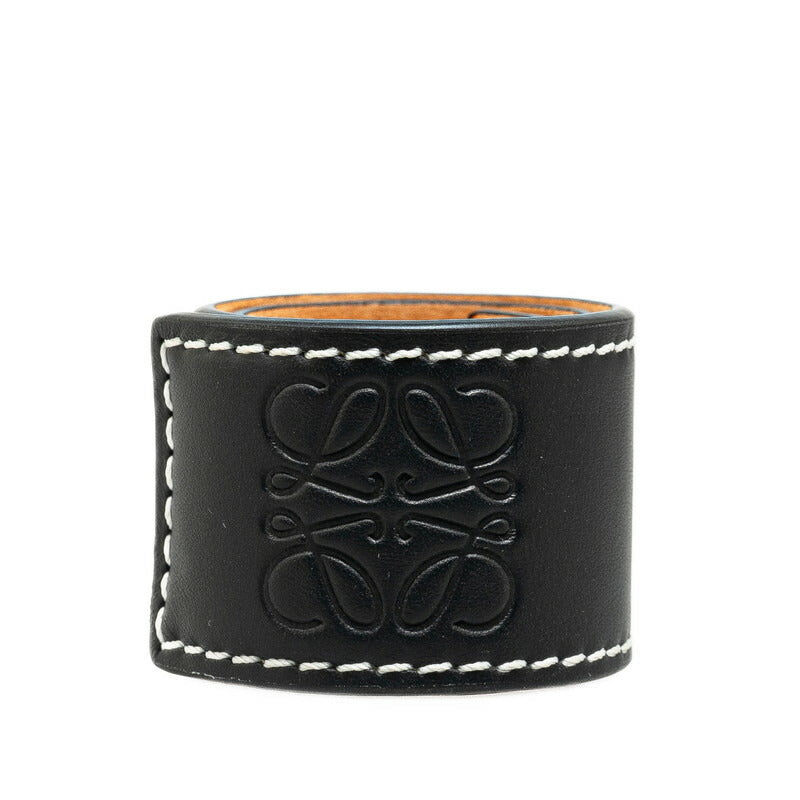 LOEWE Loewe Anagram Leather Slap Bracelet,Specials : American Fashion Style Bags On Sale
