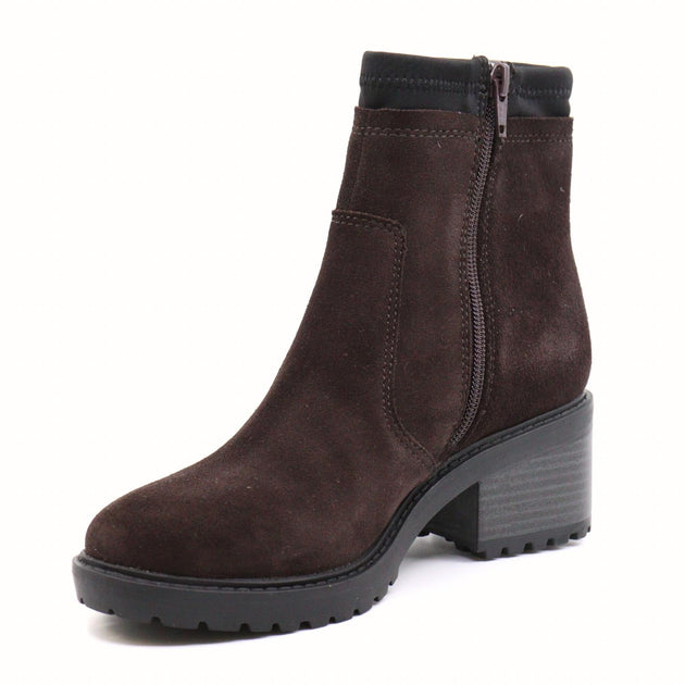 Salvia Demi Boot In Cafe Suede | ShopSimon