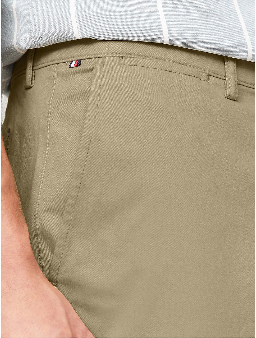 Tommy Hilfiger Men's Straight Fit THFlex Tommy Chino