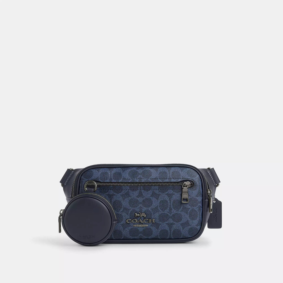 Coach Outlet Elias Belt Bag In Signature Canvas | ShopSimon