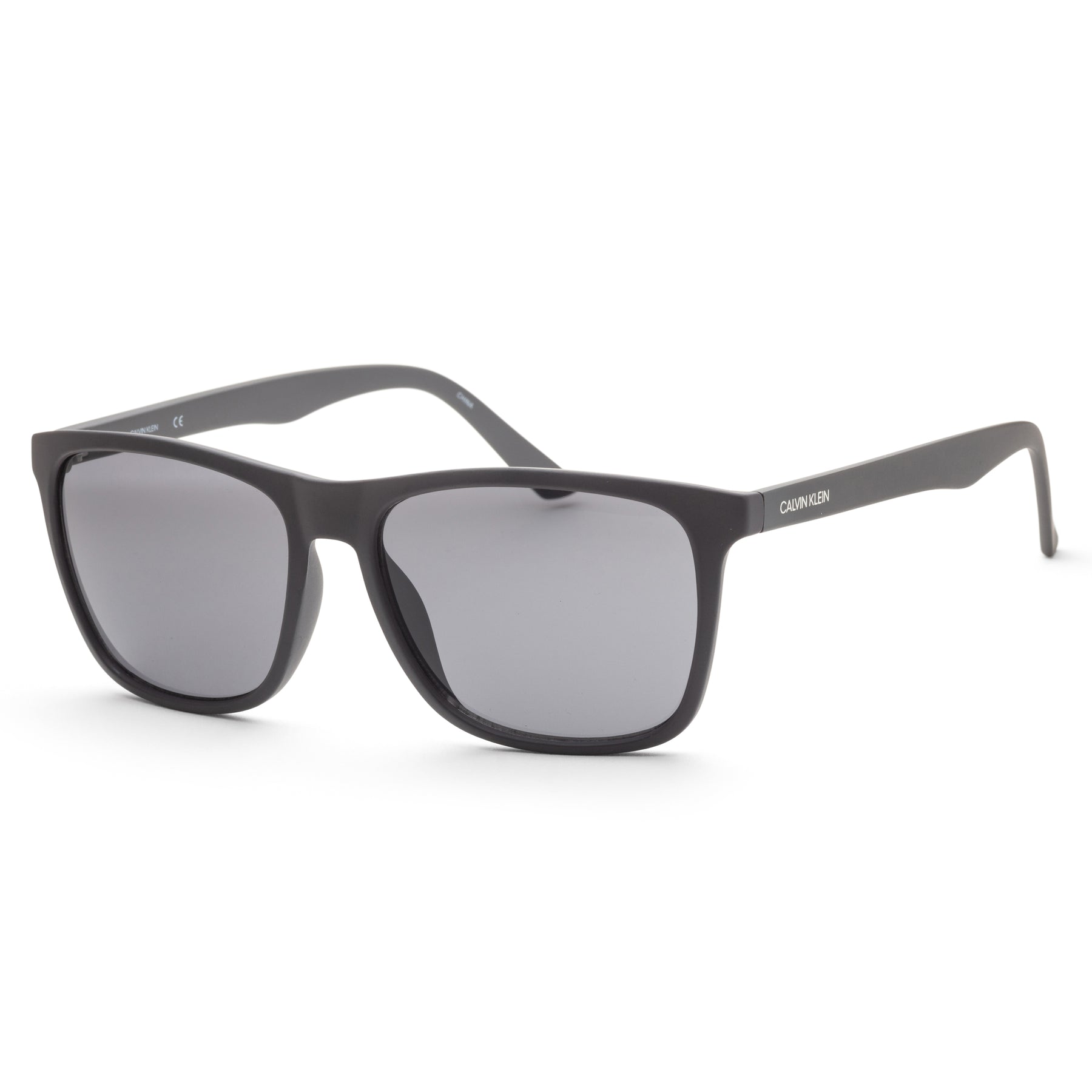 Calvin Klein Men's 57mm Grey Rectangular Sunglasses