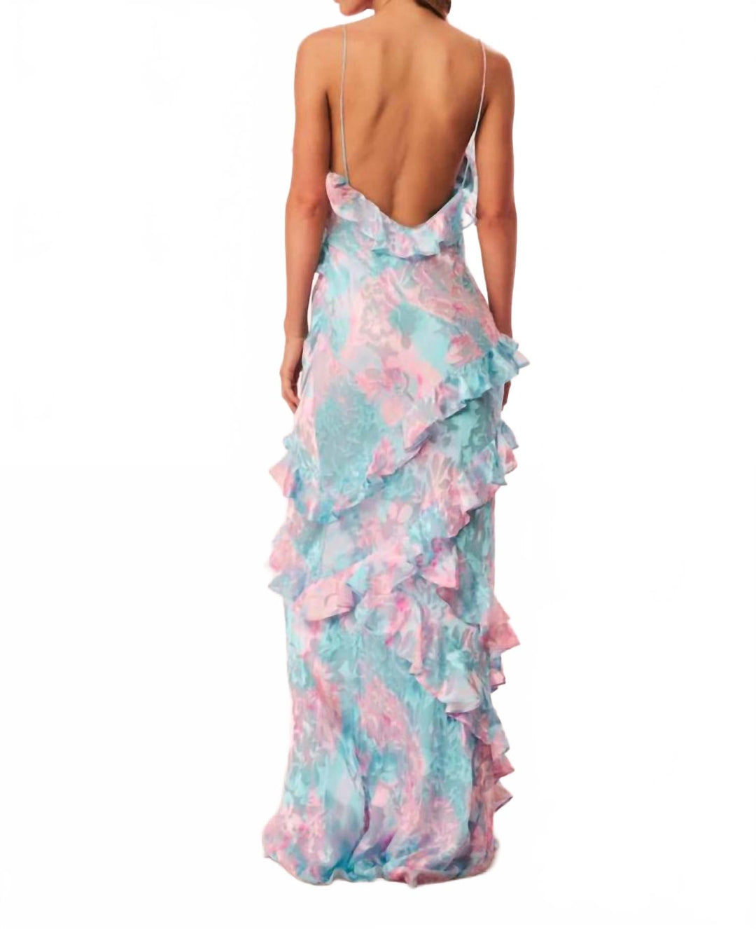 rialto floral chiffon maxi dress Love Shack Fancy Rialto Maxi Yellow – shortandsweethire main image 1