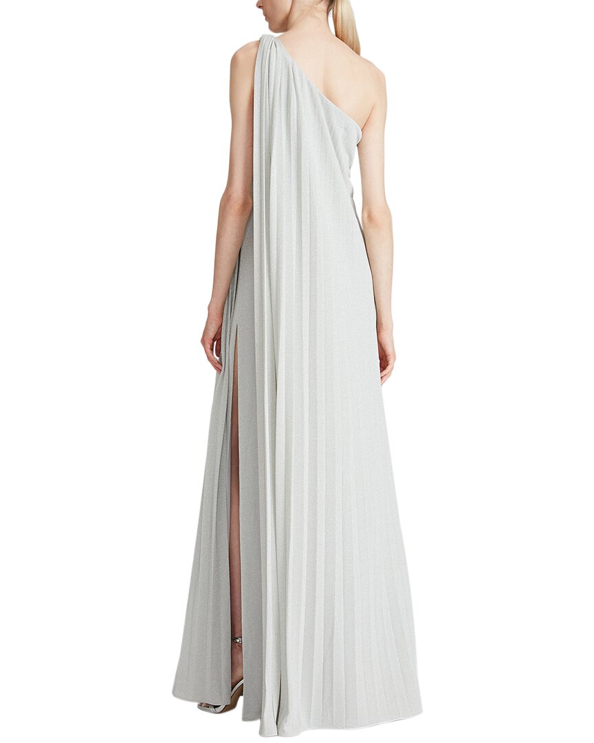 Halston Priya Knit Pleated Gown