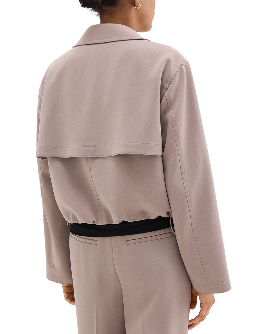 Theory Oversized Cropped Trench | ShopSimon