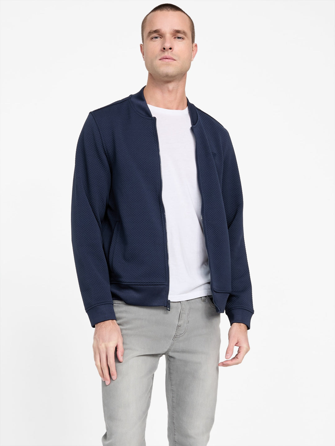 Guess Factory Astro Quilted Flight Jacket | ShopSimon
