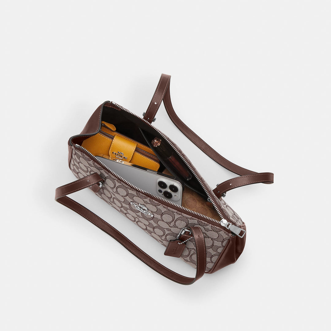 Coach Outlet Asher Shoulder Bag In Signature Jacquard | ShopSimon