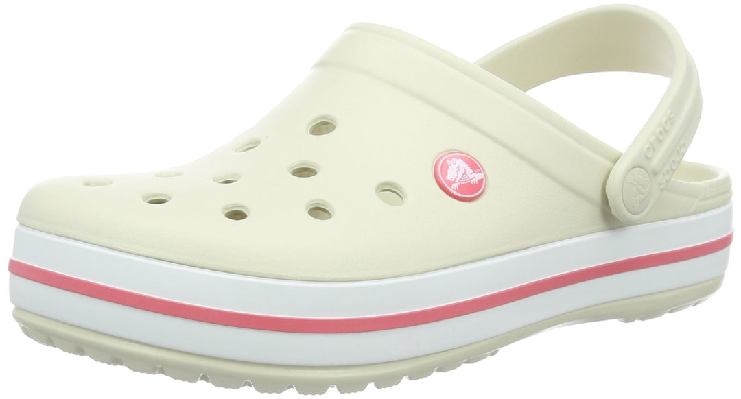 Crocs Unisex Crocband Clogs - Stucco/melon | ShopSimon display picture 1