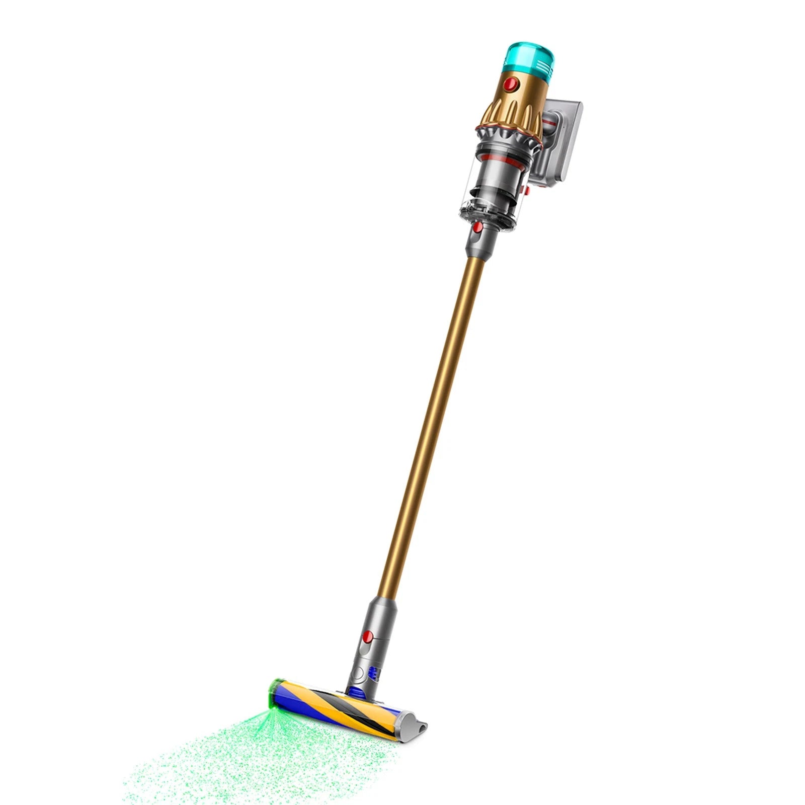 Dyson SV30 V12 Detect Slim Sprayed Yellow/Iron/Nickel | ShopSimon