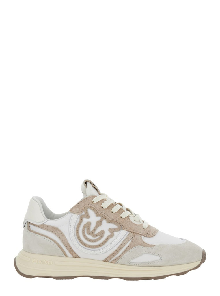 スニーカー PINKO Women Sneakers SS0023E013U4R Beige Pinko Zoe' Beige Low-Top Sneaker | ShopSimon