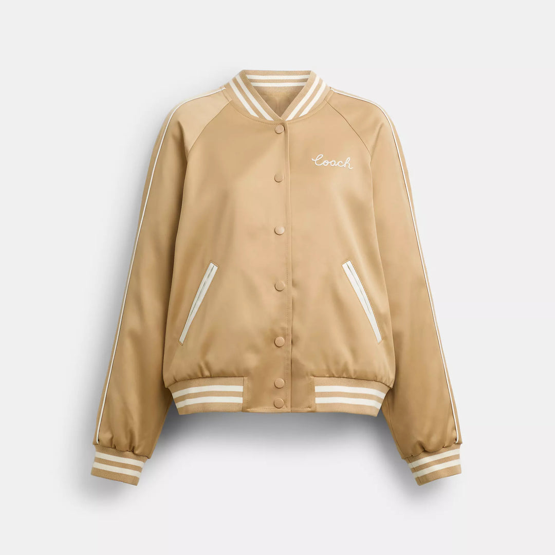 Coach Outlet Reversible Signature Souvenir Varsity Jacket | ShopSimon