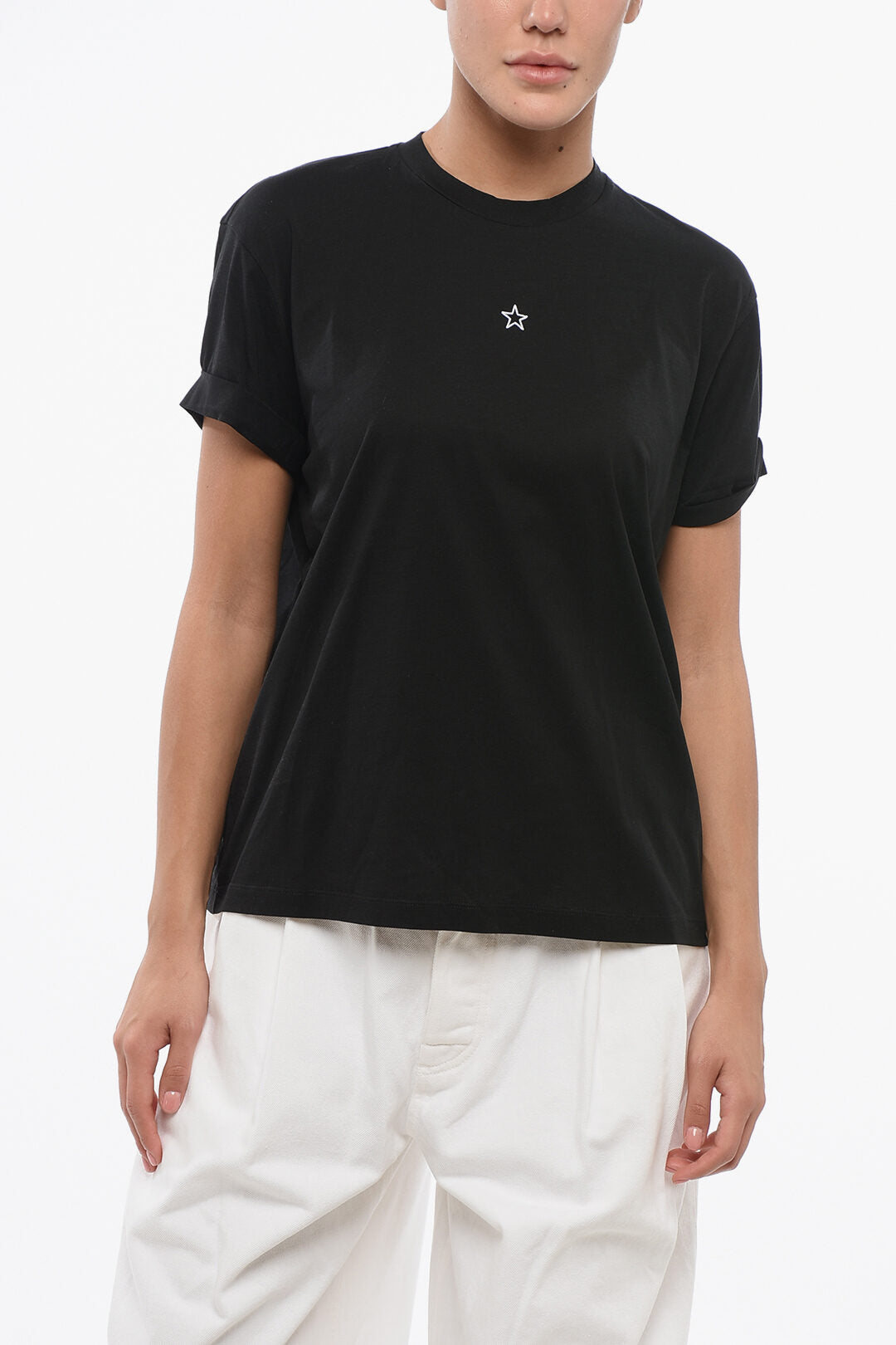 Tシャツ・カットソー STELLA MCCARTNEY CREW NECK JERSEY T-SHIRT IN Stella Mccartney Crew neck relaxed fit t-shirt | The Fashion