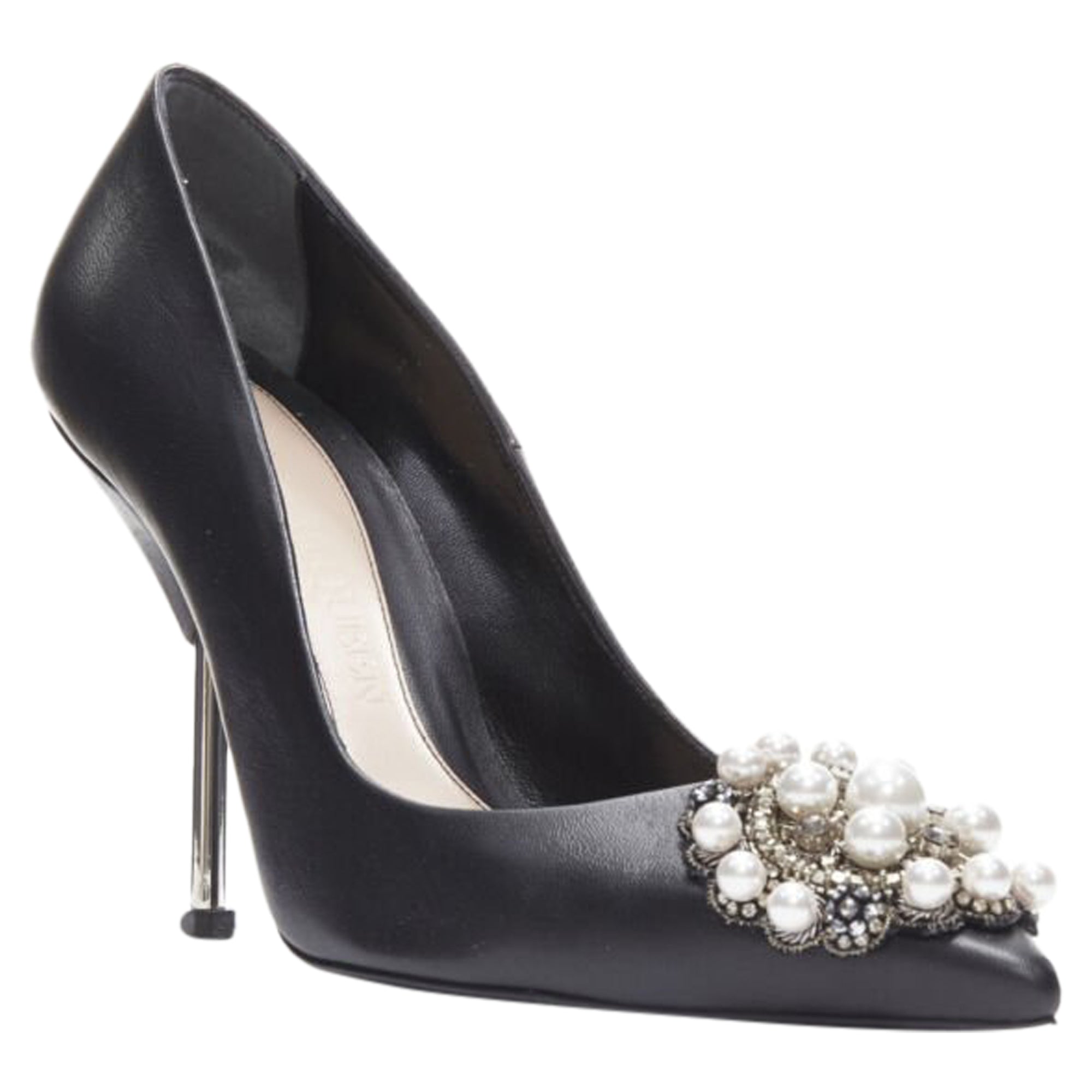 Alexander McQueen Alexander McQueen black pearl metal embellished stiletto pumps,All Products : American Fashion Style Bags On Sale Alexander McQueen Alexander McQueen black pearl metal embellished stiletto pumps,All Products : American Fashion Style Bags On Sale