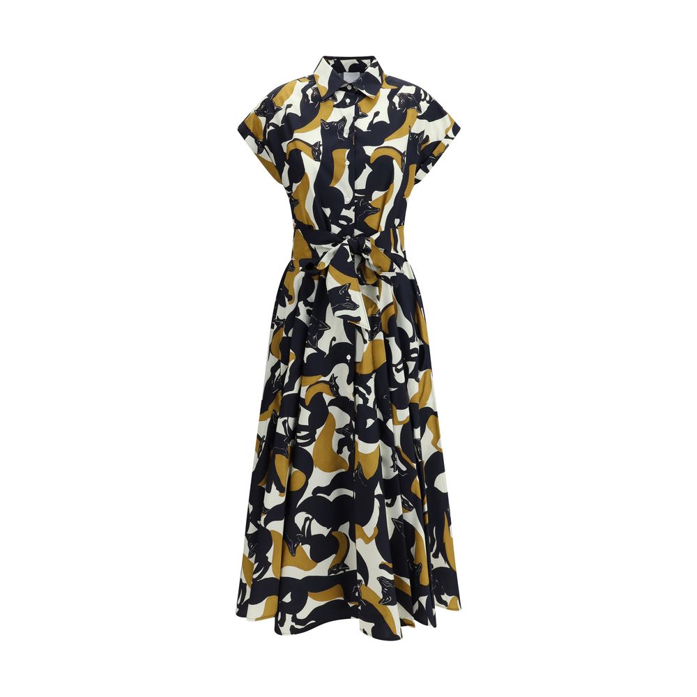 【SARA ROKA】Chemisier Dress SAND FOXES Sara Roka Chemisier Women's Dress | ShopSimon