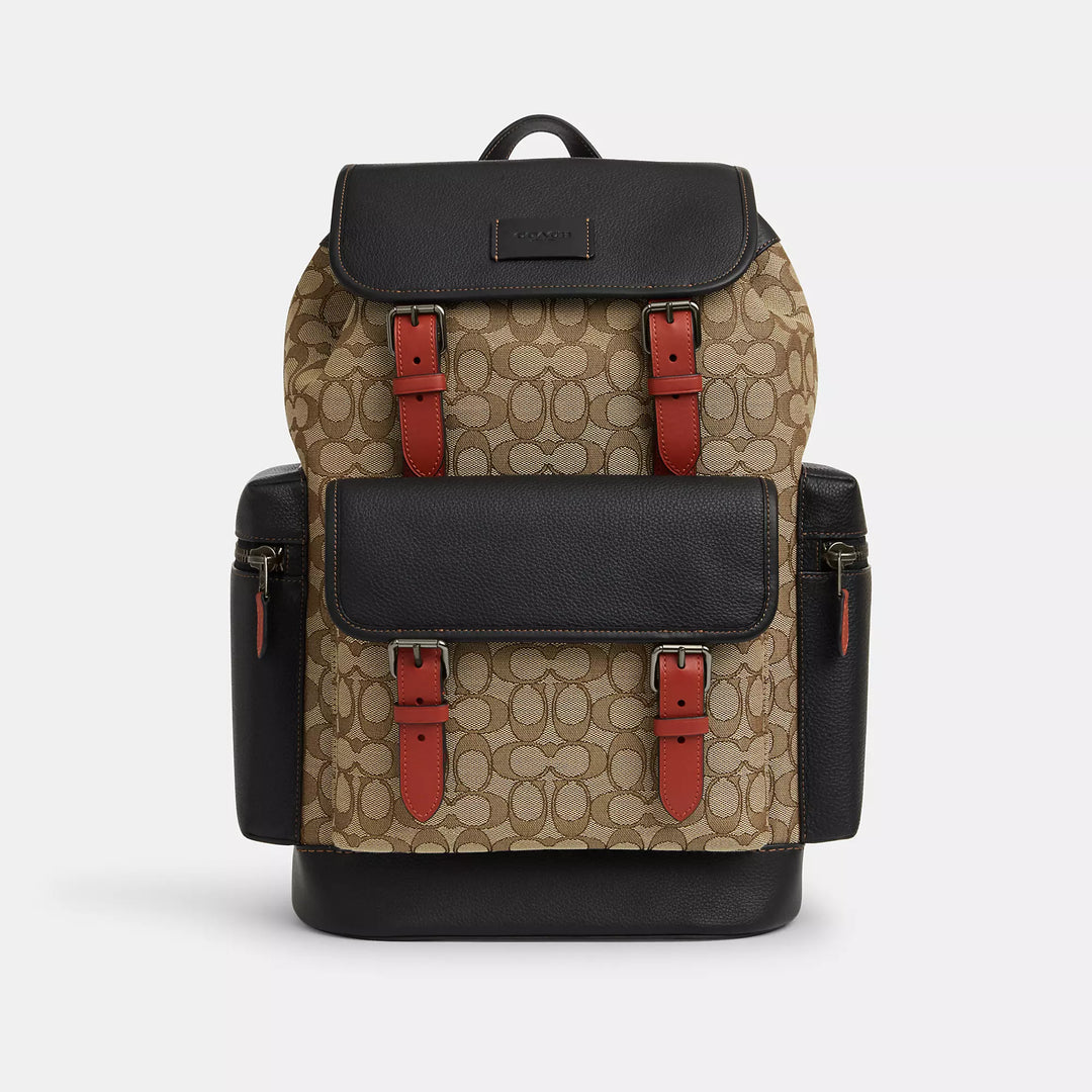 Coach Outlet Sprint Backpack In Signature Jacquard | ShopSimon Coach Outlet Sprint Backpack In Signature Jacquard | ShopSimon