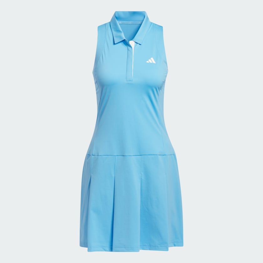 ultimate365 tour pleated dress Adidas Black Sleeveless Golf Dress