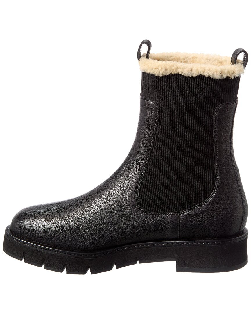 Salvatore Ferragamo Ferragamo Rook F1 Leather & Shearling  display picture 1