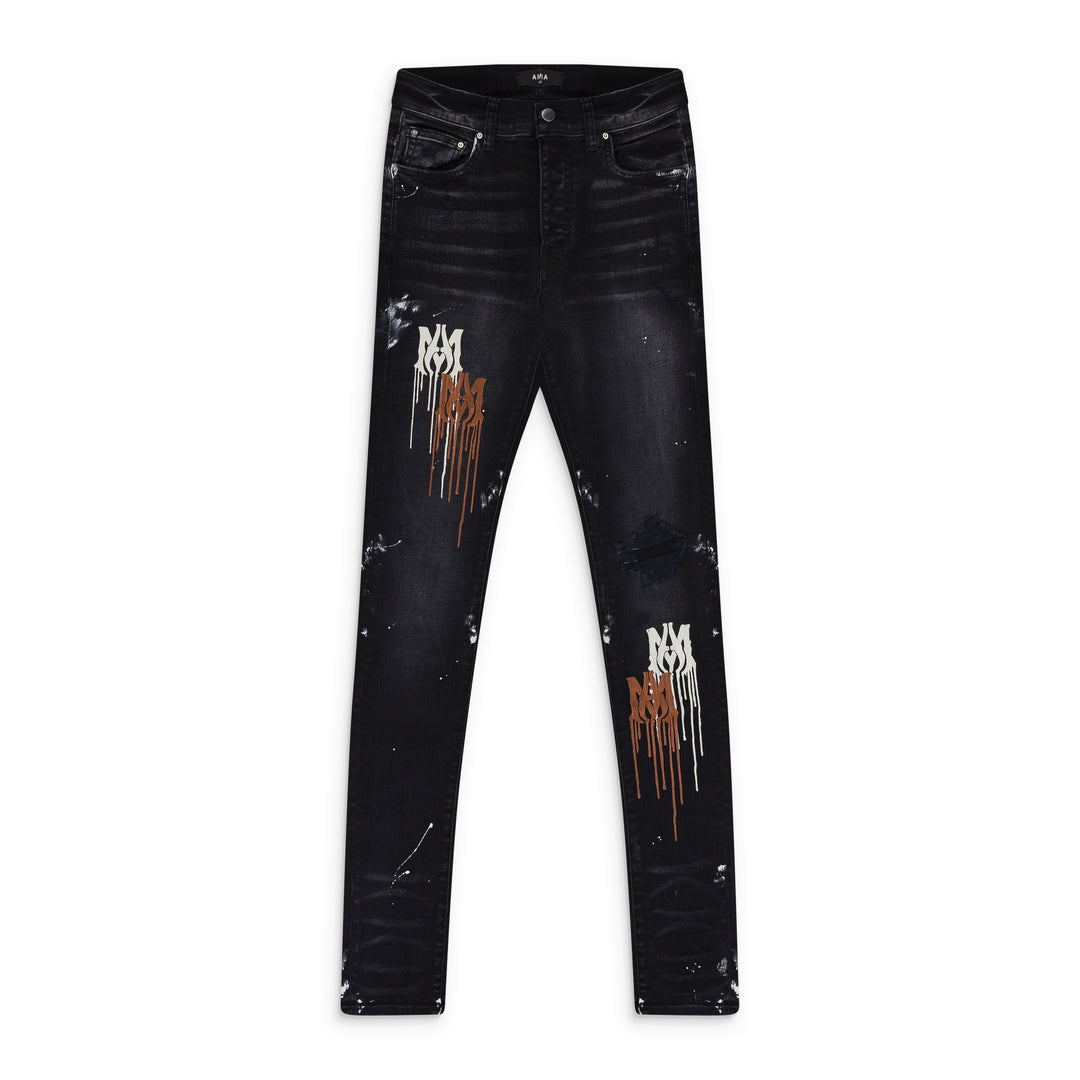 Amiri AGED BLACK MA DRIP JEANS | ShopSimon