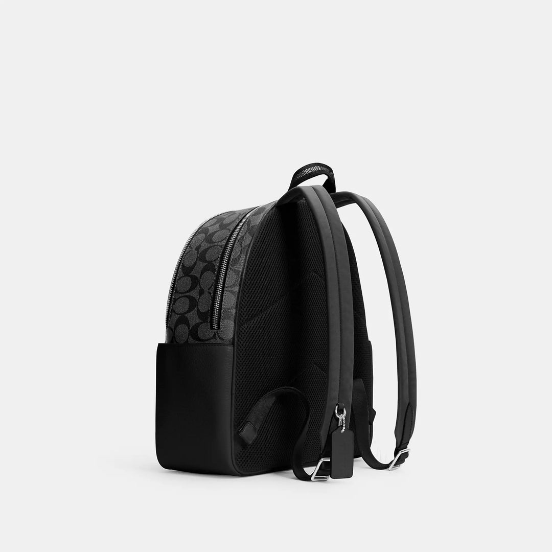 coach classic backpack in signature fabric Coach Outlet Court Backpack In Signature Canvas