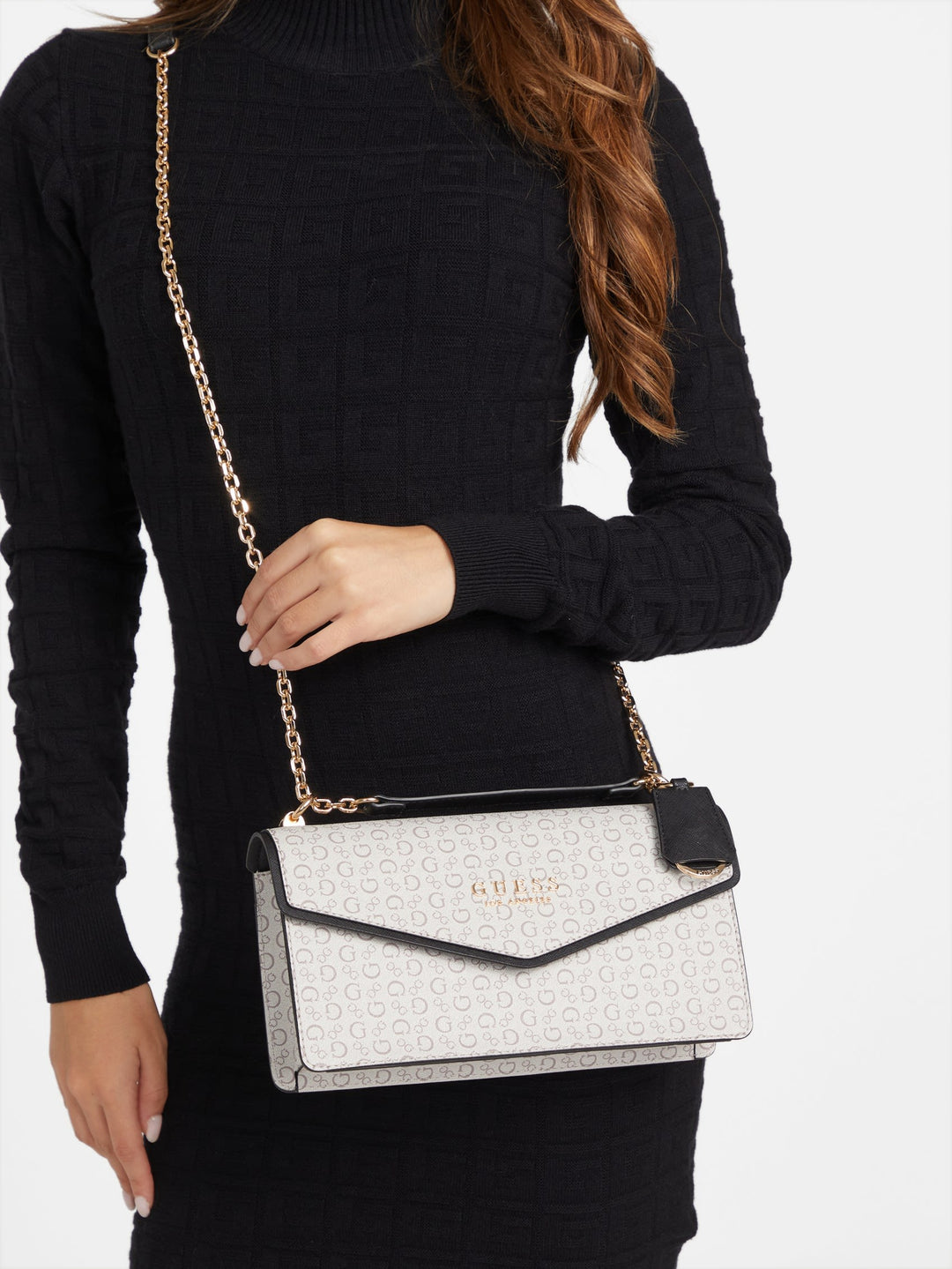Guess Factory Kiran Logo Convertible Crossbody | ShopSimon