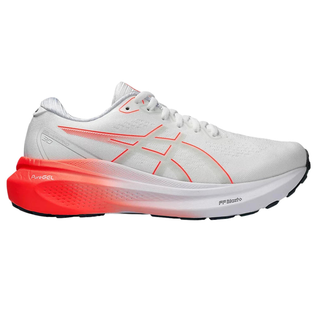 Asics Gel-kayano 30 White/sunrise Red 1012b357-101 Women's ShopSimon
